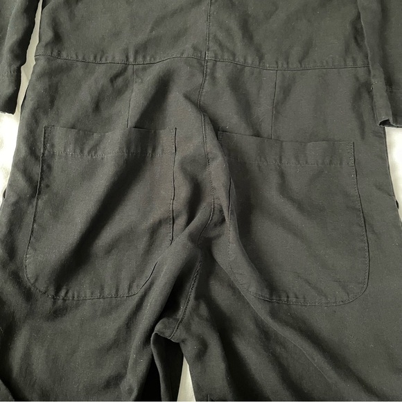 Prairie Underground SMALL Coverall Suit Jumpsuit Black onepiece long sleeve - Picture 6 of 7